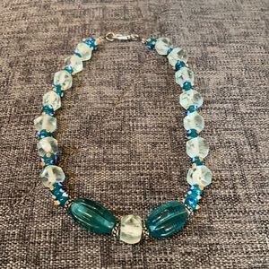 Recycled Glass Beads Necklace